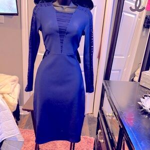 Simple blue dress